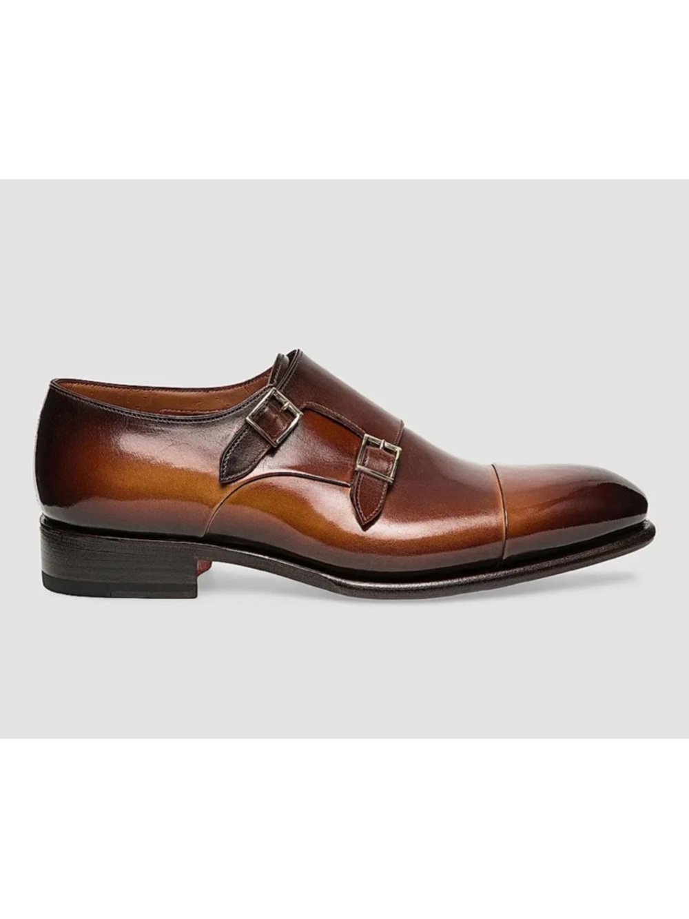 Santoni
Ira Double Monk Strap Leather Dress Shoes size 11